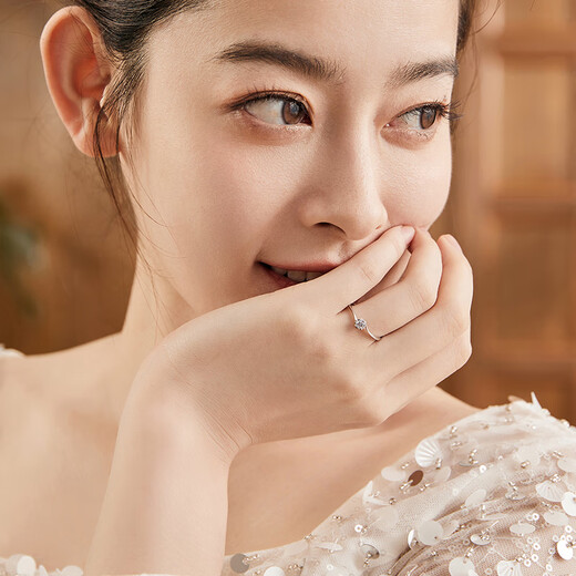 Saturday Blessing Platinum Diamond Ring Proposal Diamond Ring Birthday Gift W0210508 About 10 minutes No. 13