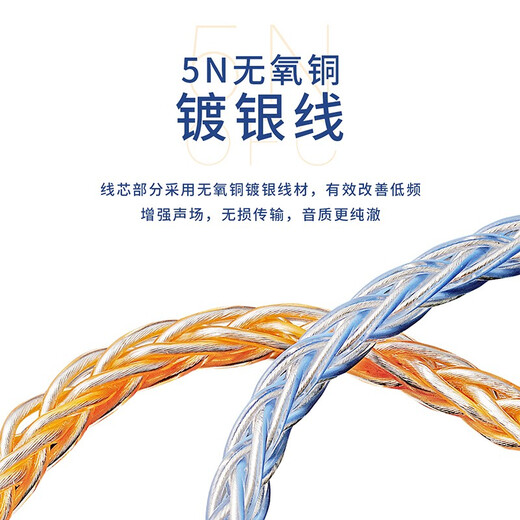 Jieshisheng jm6 decoder amp cx31993 small tail type-c to 3.5mm headphone adapter convenient hifi audio cable Android JM6 blue 31mw thrust