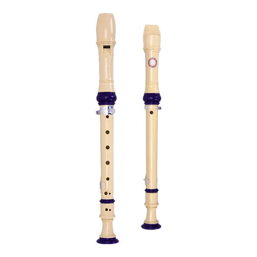 Chimei recorder 8-hole treble German C key children's primary and secondary school students teaching 6-hole recorder baroque flute playing instrument Blue Little Doctor 8 holes + teaching materials