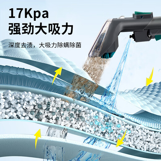 Vacmaster fabric sofa cleaning machine household floor washing machine carpet cleaning artifact fabric mattress curtain car cleaning machine multi-functional spray and suction integrated mite removal vacuum cleaning machine fabric fabric sofa carpet curtain bed kitchen pet dedicated