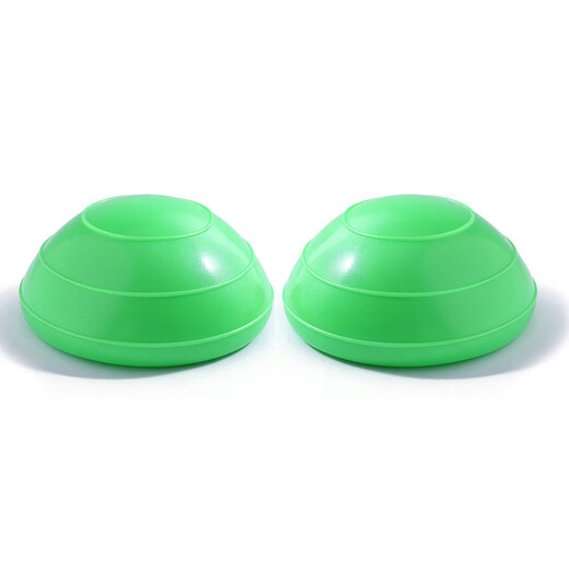 Chaosihui Xiaobosu Fan You Semi-circular Balance Ball Yoga Ball Fitness Ball Pilates Foot-Stepping Half-Garden Ball Equipment Training Ball Pink-Xiaobosu 2-Pack Inflator