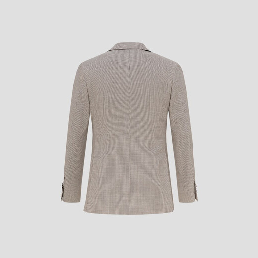 Blue Leopard (LAMPO) Light Travel Series All Season Suit Men's Anti-Wrinkle Houndstooth Business Casual Suit Top Suit (Mid) 50 (175/100) C