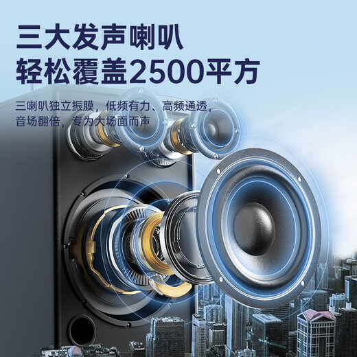 Shinco square dance audio outdoor trolley speaker high-power home karaoke Bluetooth mobile high-volume amplification wireless microphone stall subwoofer 8 inches