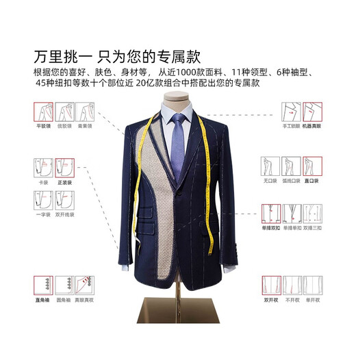 Announcement Bird Suit Customized Suit Men's Suit Wedding Suit Wedding Groomsmen Engagement Formal Groom's Suit Styles are for reference only. Fabric selection and measurement S Customized at home/in store