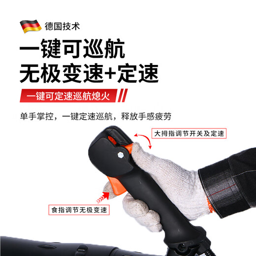 锐姿汽油吹风机背式工业用大棚吹雪机大功率森林消防风力灭火机鼓风机 四冲-背式-EB9900-纯汽油-5.8
