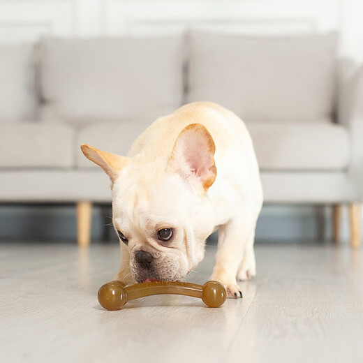 EETOYS small double-headed arched bone dog toy for teeth grinding, teeth cleaning, bite resistance and solitary boredom relief pet supplies