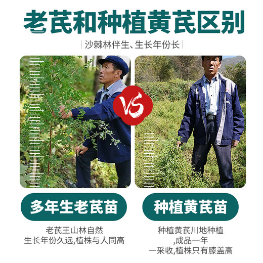 Juhetai 15mm blockbuster Minxian 10-year-old wild astragalus tablets 500g raw astragalus, Zhihuang's old astragalus Chinese medicinal material