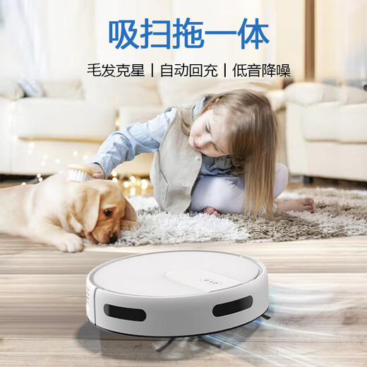TAKDIR德国扫地机器人智能家用全自动扫拖一体机APP远程导航吸尘器大吸力擦地自动回充预约定时电控水箱 APP遥控+电控水箱+黑色+增配版