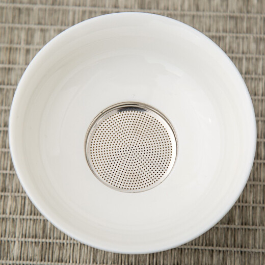 Gold inlaid jade tea set tea tray set Kung Fu tea set accessories teapot teacup gift box travel business Xi Shi white portable tea set