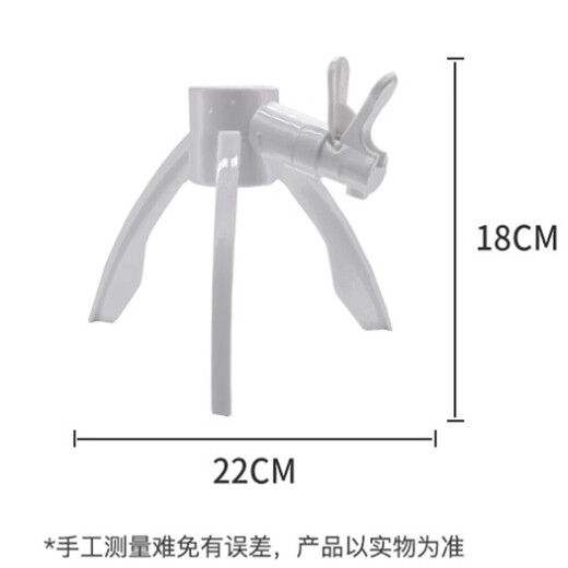 Jimeng bottled water triangle stand 5 liter mineral water stand simple water dispenser bottled water inverted fish farming stand white (1 piece)