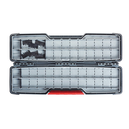 Bosch (BOSCH) accessory storage box bits, drills, saw blades organization tool box contains 12 partitions