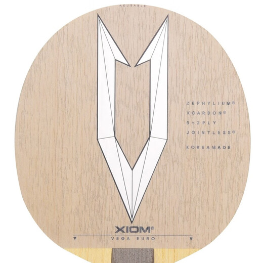 XIOM VEGA carbon fiber table tennis blade professional table tennis racket offensive competition training light cricket board Weijia Europe horizontal shooting FL (long handle)