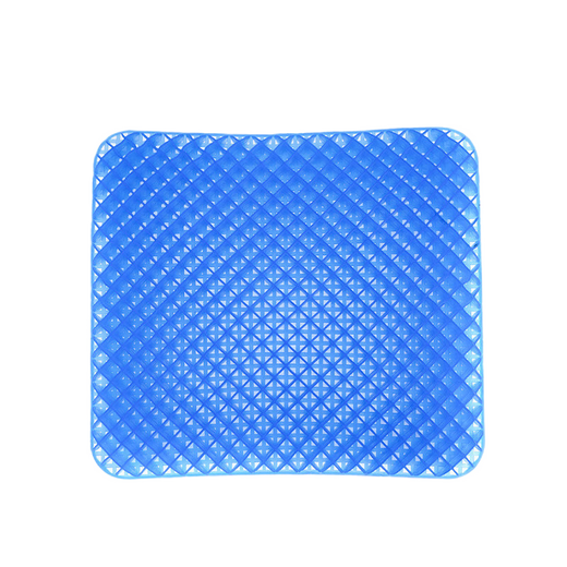 CTRLEND Honeycomb Gel Cushion Summer Breathable Ice Cushion Butt Cushion Cooling Cushion Office Sedentary Gel Car Seat Cushion Artifact Square Gel Cushion with Cloth Cover 33*38*3CM