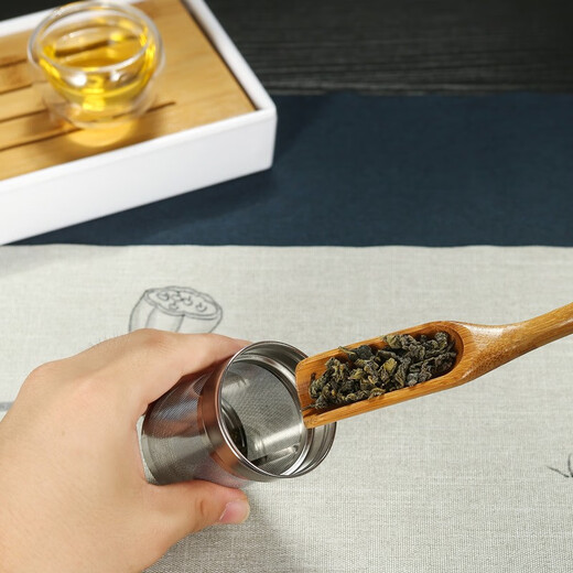 JRINKTEEA high-end 316 stainless steel mini tea insulated kettle tea water separation stewing tea kettle stuffy kettle small capacity coffee pot black gold 800ml