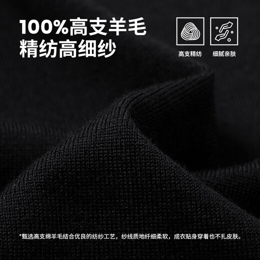 Navigare Italian dinghy all-wool lapel sweater men's knitted cardigan jacket 1344094502 black L/50