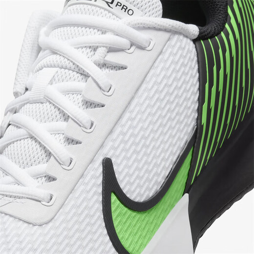 Nike Men's Shoes Court Air Zoom Vapor Pro 2 New Lightweight Breathable Professional Tennis Training Shoes White Green DR6191-105 Standard 38.5/US6