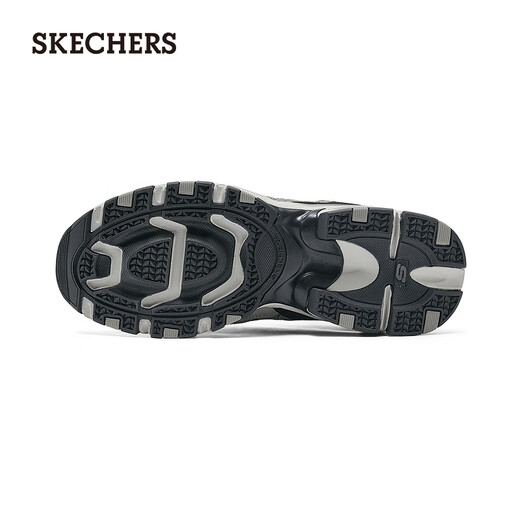 Skechers men's outdoor dad shoes retro trendy thick-soled comfortable and versatile plus velvet sports and casual shoes 237125