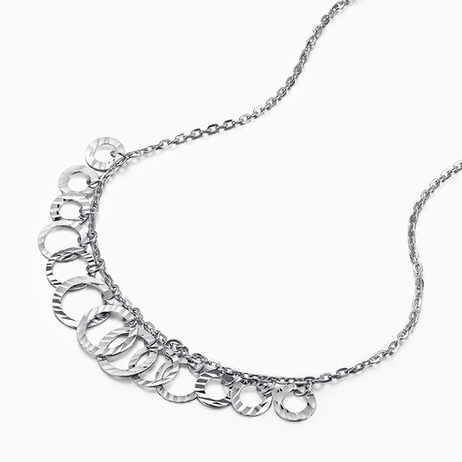 Pt.Charm Platinum Necklace PT950 Platinum Set Chain Women's Confession Balloon Platinum Necklace for Valentine's Day for Girlfriend and Wife In Stock National Inspection Certificate 3.9-4.0g