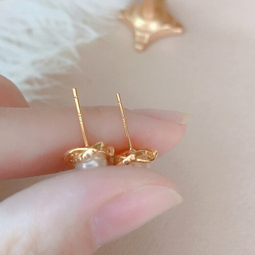 Jiuweiya 925 silver needle pearl earrings for women, new style, flash diamond temperament, Korean personality, simple and versatile earrings, internet celebrity trendy ear jewelry, JYD213 pair of pearl earrings