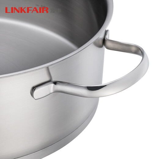 Lingfeng (LINKFAIR) 304 stainless steel hot pot special pot single flavor hot pot plate thickened household induction cooker gas stove universal single hot pot 4 liters 26cm