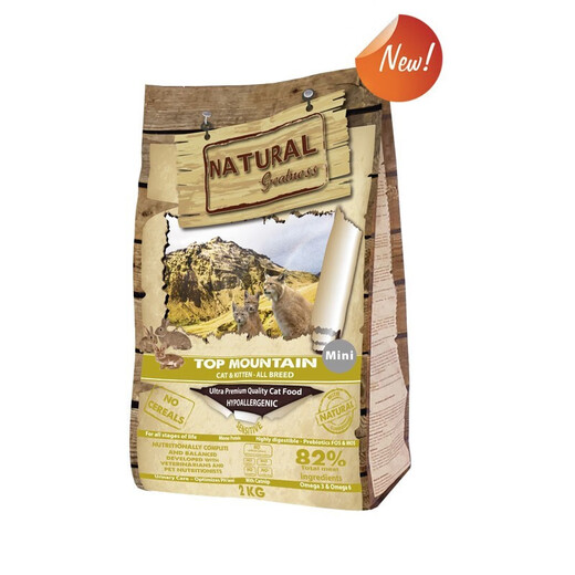 NATURAL greatness cat food ng rabbit meat cat food for young and adult cats full price natural food British short-haired puppet universal grain-free and hypoallergenic Spanish import rabbit meat 2kg small particles original split delivery 4 packs of 500g January 27