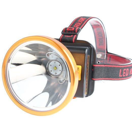 Shantuo (shantuo) Shantuo Charlete fuerte Carga de luz fuerte Súper brillante LED LED LEDIO LITIO Mina Lámpara Montada de largo alcance de largo alcance 9000 metros Noche de pesca Noche 3055 Luz amarilla/9900W+ Pequeña linterna