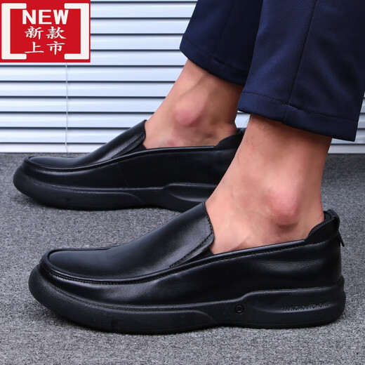 Duoxian duoxuan más zapatos de hombres de talla grande de talla de talla ancha zapatos de pies grandes zapatos fatales zapatos de cuero casual de cuero genuino verano transpirable suave suave 3892 cuero de cordón interno 39