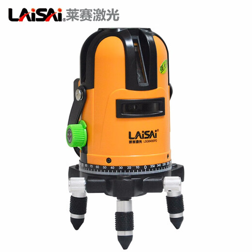 Laser Laser Level 5-line blue-green light infrared highlight outdoor dot plaster 686LSG649SPD enhancement point 5-line dual battery strong green light metal base