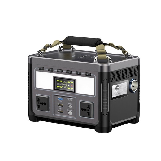 Biejing outdoor power supply 220V college student dormitory game notebook ups power supply emergency backup power supply energy storage small power station power reduction with socket charge and discharge technical secondary school battery 600W 360Wh/0.36 kWh mobile office model