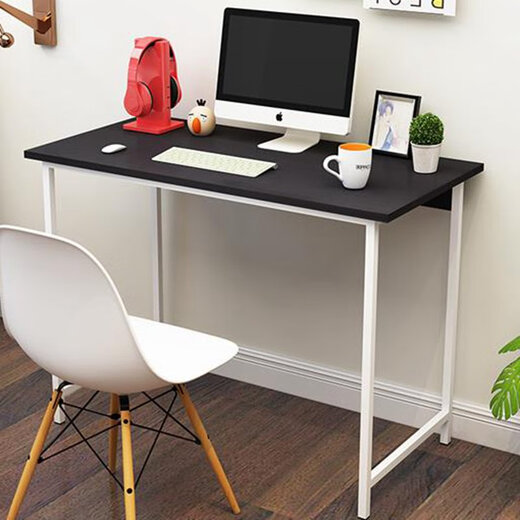 Shuali Computer Desk Study Board Simple Home Laptop Desk 100*50 Black SL17081D