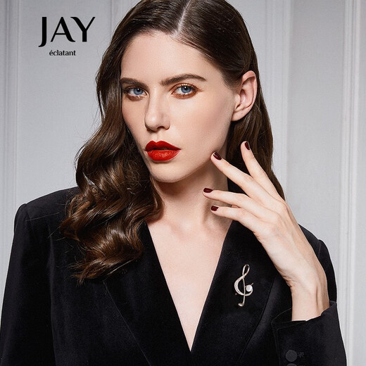 Jay brooch high-end female corsage pin jewelry as a birthday gift for mother-in-law and elders