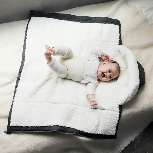 MARLMARL baby duvet carrier cover blanket windproof multi-purpose quilt baby cover03 charcoal fukusa gift packaging pink one size fits all
