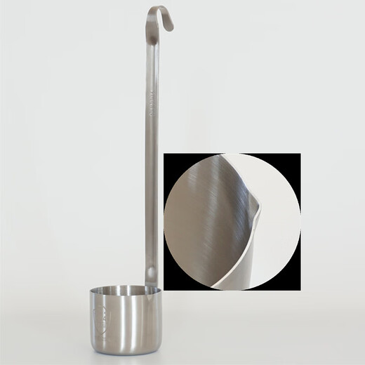 Wine raisin maker, household 304 stainless steel small wine set, wine spoon, wine holder, wine container, wine spoon, wine sling, long handle wine maker, flat handle wine oil spoon, one Jin Jin is equal to 0.5 kilograms