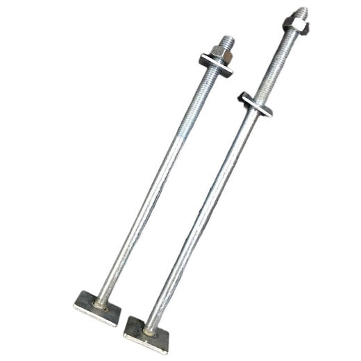 JPHZNB galvanized extended wall screw screw bolt welding extended screw building hanging water heater elevator installation curtain wall M12*150 (with nut + 30 square pad) quantity 6 pieces