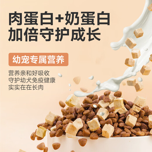 MYFOODIE Dog Food Beef Goat Milk Full Price Freeze-Dried Food Teddy Golden Retriever Corgi Small Dog General Puppy Food 2kg 10kg Beef Blueberry Full Price Freeze-Dried Puppy Food 0lb (Subject to actual Specifications)