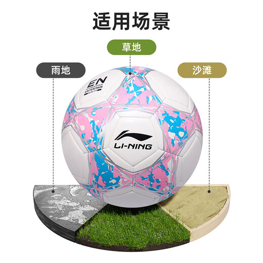 Li Ning Children's No. 4 Football High School Entrance Exam Competition Training Children's Standard World Cup Primary School Students Special Anti-Slip Material Gift