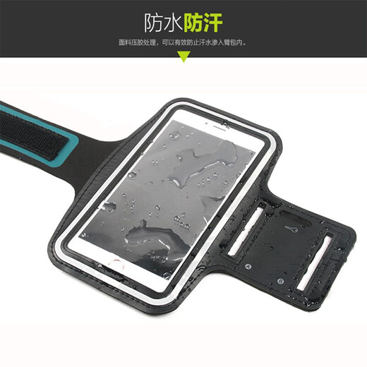 Daiwei running sports mobile phone arm bag wrist bag mobile phone bag arm strap waterproof arm bag arm cover shell outdoor fitness cycling men and women suitable for Apple iPhone11/11pro/11promax within 6.9 inches