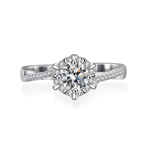 DR. DARLING moissanite diamond ring 1 carat platinum-plated six-pointed star, wedding couple ring for men and women, birthday gift, six-pointed star for women, 1 carat, same day delivery, live