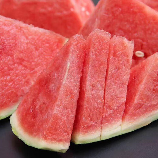 Beishu rock sugar unicorn watermelon seeds seedlings super sweet and crisp four-season fruit seeds rock sugar unicorn watermelon seeds about 50 pieces