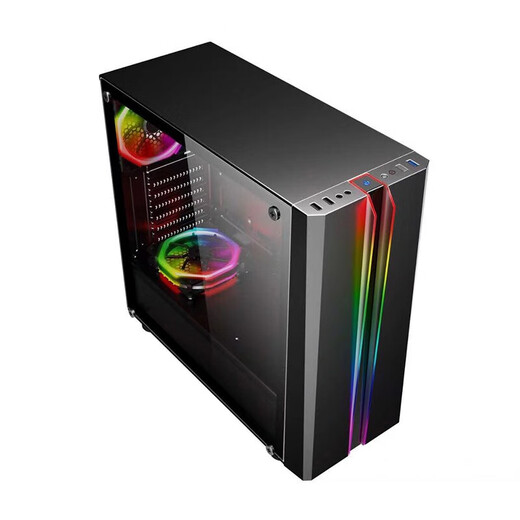 ASUS AMD Ryzen R5 5600X/GTX1660S/RTX3060/5060 Game Live AI Design Desktop Computer Assembly Computer Desktop Host DIY Complete Machine Configuration Two R5 5600X/GTX1660S 6G Single Host