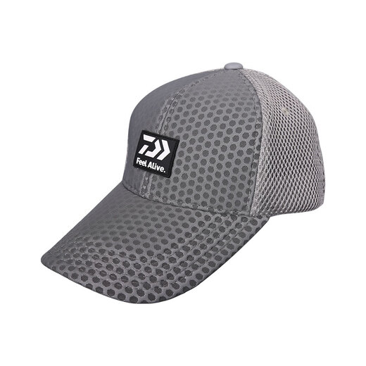 DAIWA Spring and Summer New Style DCN-9209C Half Mesh Hat Fashionable Breathable Sun Hat Fishing Hat Men's and Women's Sports Hat Black One Size