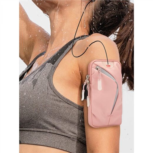 GPHF Japanese running mobile phone arm bag for men and women, wrist bag arm cover for outdoor sports, light and breathable storage mobile phone bag, waterproof 3013 upgraded version black arm + wrist dual use