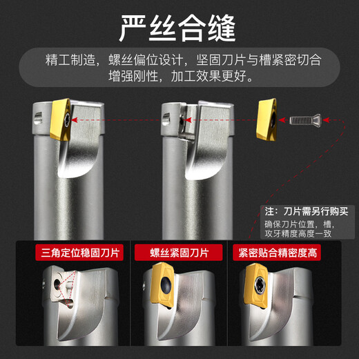 Cabos CNC milling cutter shank BAP300R end mill small R0.8 alloy blade 1135 extended shank anti-seismic CNC milling machine rough and fine milling right angle shank 300R C20-20-150L-2T