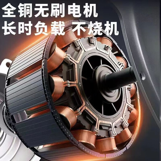 Wuyang Honda Wuyang Honda lithium chainsaw rechargeable chain saw cordless brushless chainsaw felling tree felling saw portable chainsaw dual drive 16-inch brushless 15 cells 4 batteries 2 chains