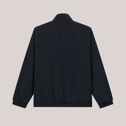 HAZZYS Men's Simple Versatile Stand Collar Casual Jacket ASVZU0BCX29 Dark Navy DN 180/100A50