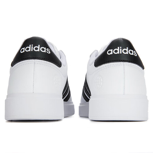 Adidas casual shoes for men and women 2025 autumn and winter new sports shoes GRAND COURT 2.0 low-top sneakers GW9195 white/black 40