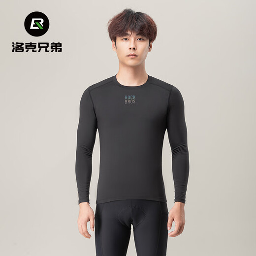 Rock Brothers Fleece Cycling Jersey Inner Tops Warm Sports Basement Underwear Breathable M/L
