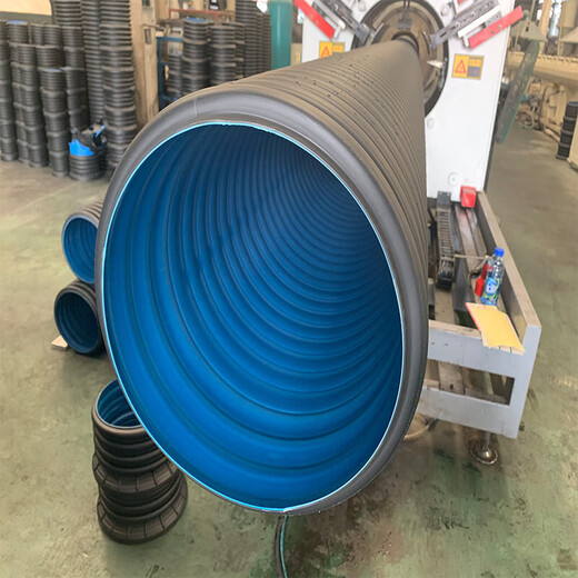 Hdpe double wall corrugated pipe 300 municipal drainage pipe sewage pipe SN8Specifications complete factory direct sales