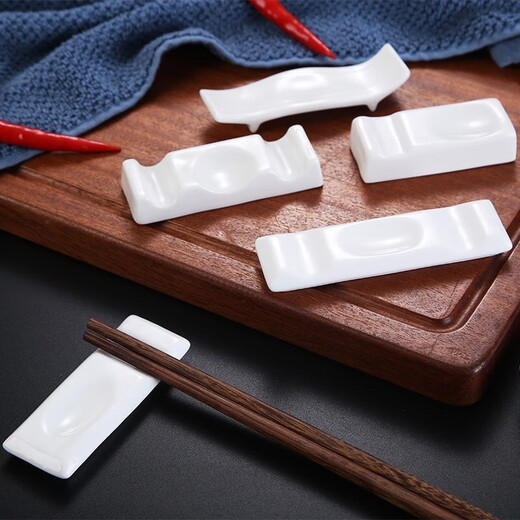 Baolan Rui chopstick holder household chopstick holder chopstick holder ceramic chopstick holder dual-purpose chopstick holder public chopstick holder hotel tableware 4-pack ceramic chopstick spoon holder