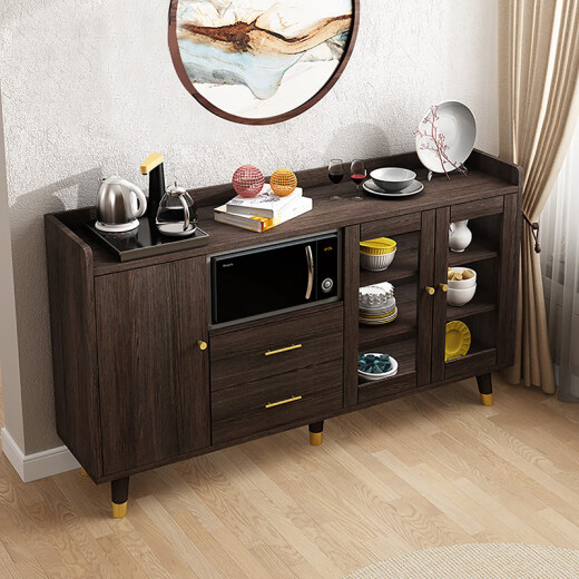 ANERYA sideboard, restaurant sideboard, wine cabinet, large-capacity kitchen storage bowl cabinet, living room tea cabinet